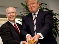 Donald Trump accepte des lingots d’or comme caution pour une location à APMEX