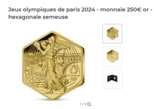 La Poste met en vente la pièce "La semeuse" pour les jeux olympiques de Paris 2024