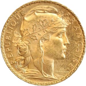 Napoléon Or 20 Francs Marianne Coq 1905
